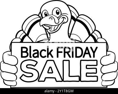 Truthahn Thanksgiving Cartoon Vogel Weihnachtsmaskottchen Stock Vektor