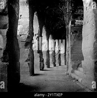 Nimes Roman Arena in Frankreich 1927 Stockfoto