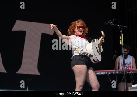 Lollapalooza 2024, Berlin, Deutschland, 7. September 2024, CMAT. Quelle: Colin Darbyshire/Alamy Live News Stockfoto