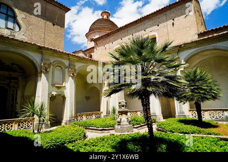 Das herrliche Kloster der Kartäuserbrüder, Certosa di Padula, Padula, Salerno, Kampanien, Italien Stockfoto