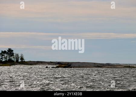 Pellinge-Archipel an der Südküste Finnlands in Suomenlahti, Finnischer Bucht. August 2024 Stockfoto