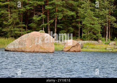 Pellinge-Archipel an der Südküste Finnlands in Suomenlahti, Finnischer Bucht. August 2024 Stockfoto