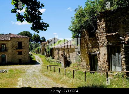 Roscigno Vecchio, Geisterdorf, Salerno, Kampanien, Italien Stockfoto