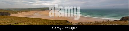 Gull Rocks in Holywell Bay, Nr Newquay, Cornwal, Großbritannien Stockfoto