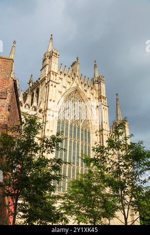 East Window, York Minster, England Stockfoto