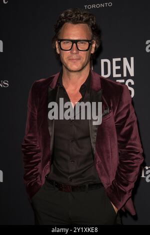 Toronto, Kanada. September 2024. Sebastien Roberts nimmt an der „Road to the Golden Globes“ Party während des Toronto International Film Festivals 2024 im Four Seasons Hotel Teil. (Foto von Angel Marchini/SOPA Images/SIPA USA) Credit: SIPA USA/Alamy Live News Stockfoto