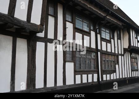 weald House, historisches Fachwerkhaus, Lostlesham, suffolk Stockfoto