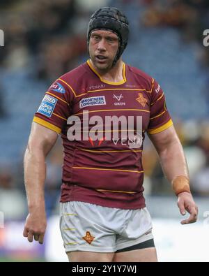 Huddersfield, Großbritannien. September 2024. Chris Hill von Huddersfield Giants während des 25er Spiels der Betfred Super League Huddersfield Giants gegen London Broncos im John Smith's Stadium, Huddersfield, Vereinigtes Königreich, 8. September 2024 (Foto: Alfie Cosgrove/News Images) in Huddersfield, Vereinigtes Königreich am 9. August 2024. (Foto: Alfie Cosgrove/News Images/SIPA USA) Credit: SIPA USA/Alamy Live News Stockfoto