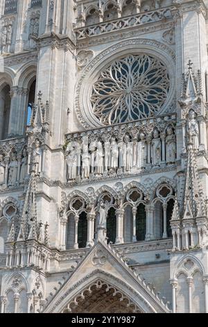 Kathedrale von Amiens (Kathedrale Basilika unserer Lieben Frau von Amiens), Frankreich Stockfoto