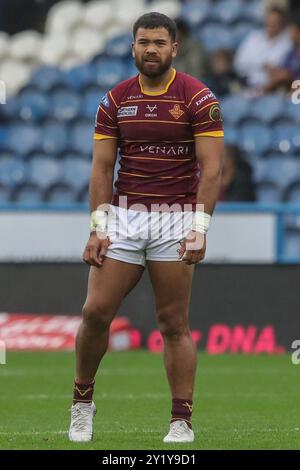 Huddersfield, Großbritannien. September 2024. Esan Marsters of Huddersfield Giants während des 25er Spiels der Betfred Super League Huddersfield Giants gegen London Broncos im John Smith's Stadium, Huddersfield, Vereinigtes Königreich, 8. September 2024 (Foto: Alfie Cosgrove/News Images) in Huddersfield, Vereinigtes Königreich am 9. August 2024. (Foto: Alfie Cosgrove/News Images/SIPA USA) Credit: SIPA USA/Alamy Live News Stockfoto