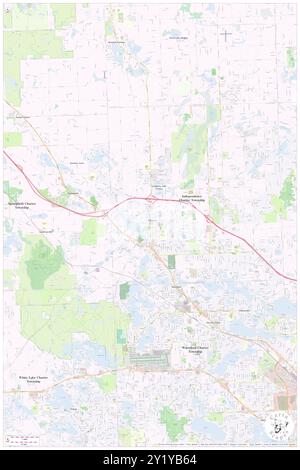 Clarkston, Oakland County, USA, USA, Michigan, n 42 42' 31'', S 83 26' 22'', Karte, Cartascapes Map, veröffentlicht 2024. Erkunden Sie Cartascapes, eine Karte, die die vielfältigen Landschaften, Kulturen und Ökosysteme der Erde enthüllt. Reisen Sie durch Zeit und Raum und entdecken Sie die Verflechtungen der Vergangenheit, Gegenwart und Zukunft unseres Planeten. Stockfoto