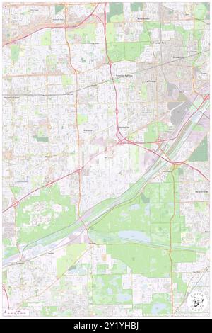 Burr Ridge, DuPage County, USA, USA, Illinois, n 41 44' 56''', S 87 55' 6'', Karte, Cartascapes Map, veröffentlicht 2024. Erkunden Sie Cartascapes, eine Karte, die die vielfältigen Landschaften, Kulturen und Ökosysteme der Erde enthüllt. Reisen Sie durch Zeit und Raum und entdecken Sie die Verflechtungen der Vergangenheit, Gegenwart und Zukunft unseres Planeten. Stockfoto