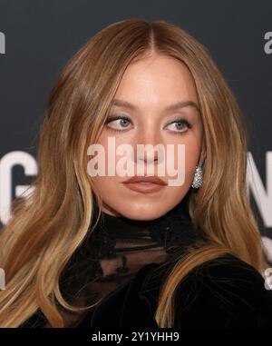 Toronto, Kanada. September 2024. Sydney Sweeney besucht die Road to the Golden Globes Party während des Toronto International Film Festivals 2024 im Four Seasons Hotel Toronto am 7. September 2024 in Toronto, Ontario. Foto: PICJER/imageSPACE Credit: Imagespace/Alamy Live News Stockfoto