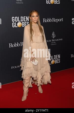 Toronto, Kanada. September 2024. Jennifer Lopez besucht die Road to the Golden Globes Party während des Toronto International Film Festivals 2024 im Four Seasons Hotel Toronto am 7. September 2024 in Toronto, Ontario. Foto: PICJER/imageSPACE Credit: Imagespace/Alamy Live News Stockfoto