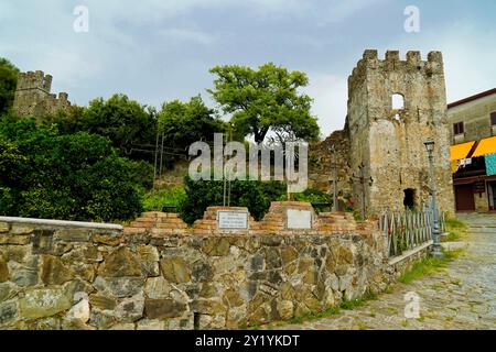 Policastro Bussentino, alte Stadtmauern, Salerno, Kampanien, Italien Stockfoto