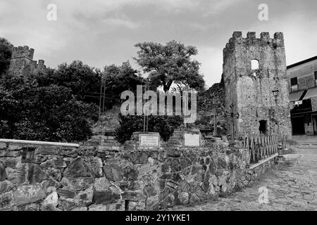 Policastro Bussentino, alte Stadtmauern, Salerno, Kampanien, Italien Stockfoto