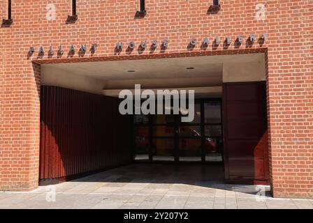 Pallant House Gallery, wichtige moderne britische Sammlungen und Ausstellungen in einem erweiterten Stadthaus in Chichester, Großbritannien Stockfoto