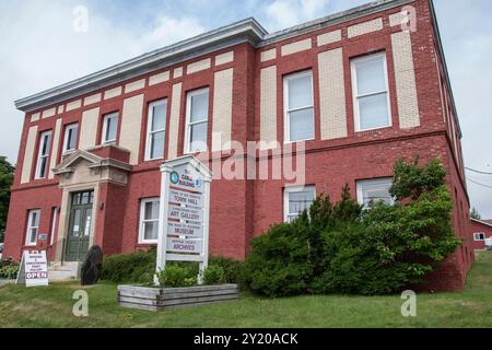 Das Cable Building an der Water Street in Bay Roberts, Neufundland und Labrador, Kanada Stockfoto