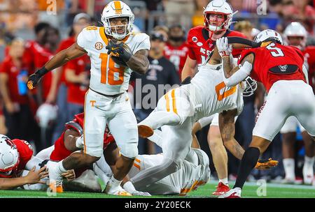 Amerika, Charlotte, North Carolina, USA. September 2024. Duke Mayo Classic, bei der Bank of America, Charlotte, North Carolina. David Beach/CSM/Alamy Live News Stockfoto