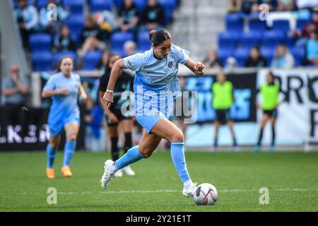 Harrison, Usa. September 2024. Harrison, USA, 8. September 2024: Diana Ordonez (9 Houston Dash) während des Spiels der National Women's Soccer League zwischen Gotham FC und Houston Dash in der Red Bull Arena in Harrison, NJ, USA (NUR REDAKTIONELLE VERWENDUNG). (Rebekah Wynkoop/SPP) Credit: SPP Sport Press Photo. /Alamy Live News Stockfoto