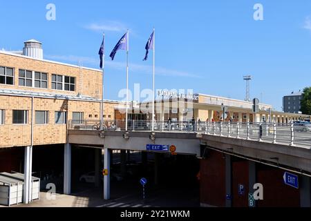 Das Kreuzfahrtterminal Satamatalo Olympia am Hafen von Helsinki, Finnland 2024 Stockfoto