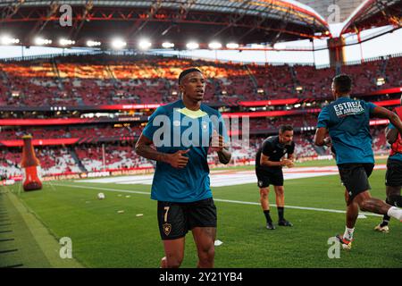 Andre Silva beim Spiel der Liga Portugal zwischen den Teams SL Benfica und CF Estrela Amadora im Estadio da Luz (Maciej Rogowski) Stockfoto