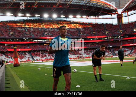 Andre Silva beim Spiel der Liga Portugal zwischen den Teams SL Benfica und CF Estrela Amadora im Estadio da Luz (Maciej Rogowski) Stockfoto