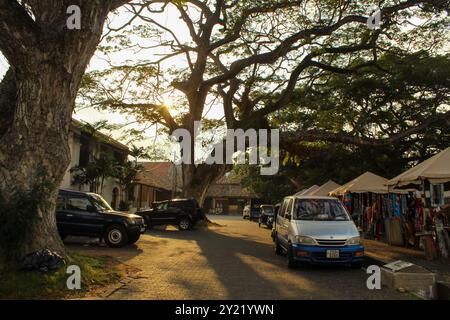 20. Januar 2019, Galle, Sri Lanka: In der alten Festung Galle, Sri Lanka. Kopierraum für Text, horizontales Bild Stockfoto