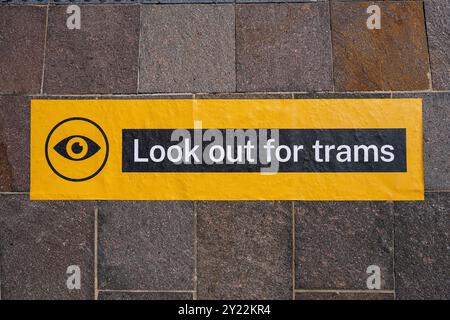 Ngara Tram Station im Cumberland Hospital Stockfoto