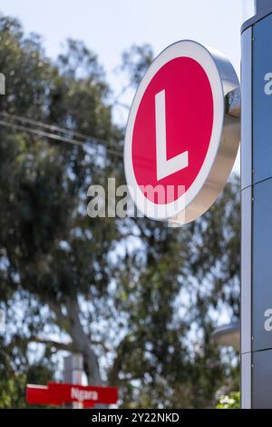 Ngara Tram Station im Cumberland Hospital Stockfoto