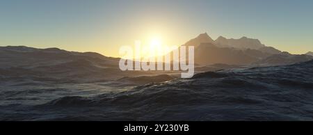 Vulkanischen Planeten Stockfoto