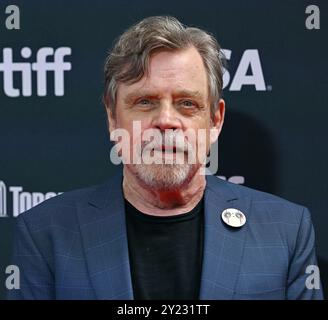 Toronto, Kanada. September 2024. Mark Hamill besucht die Premiere des „Wild Robot“ in der Roy Thomson Hall während des Toronto International Film Festivals in Toronto, Kanada am Sonntag, den 8. September 2024. Foto: Chris Chew/UPI Credit: UPI/Alamy Live News Stockfoto