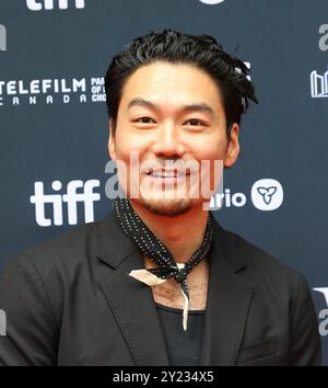 Toronto, Kanada. September 2024. Dumbfoundead besucht die Premiere von K-POP während des Toronto International Film Festivals 2024 im Princess of Wales Theatre am 7. September 2024 in Toronto, Ontario. Foto: PICJER/imageSPACE Credit: Imagespace/Alamy Live News Stockfoto