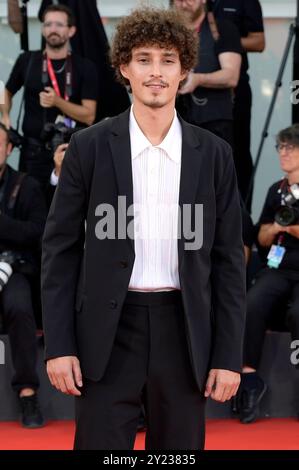 Filippo Scotti bei der Preisverleihung der Biennale di Venezia 2024 / 81. Internationale Filmfestspiele von Venedig im Palazzo del Cinema. Venedig, 07.09.2024 Stockfoto