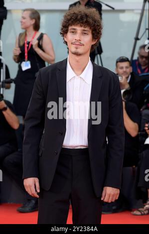 Filippo Scotti bei der Preisverleihung der Biennale di Venezia 2024 / 81. Internationale Filmfestspiele von Venedig im Palazzo del Cinema. Venedig, 07.09.2024 Stockfoto