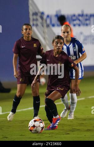 Dallas, Texas, USA. September 2024. Samantha Meza #15 von Dallas Trinity FC kontrolliert den Ball während des USL Super League Spiels zwischen Dallas Trinity FC und DC Power FC im Cotton Bowl. Endstand Dallas Trinity FC 1:1 DC Power FC. (Kreditbild: © Javier Vicencio/eyepix via ZUMA Press Wire) NUR REDAKTIONELLE VERWENDUNG! Nicht für kommerzielle ZWECKE! Stockfoto