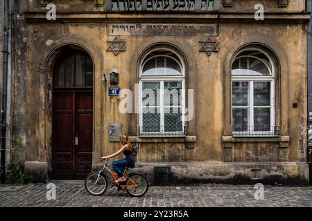 Kazimierz mittelalterliche Stadt, historisches Zentrum der Juden, Krakau, Polen, Osteuropa Stockfoto