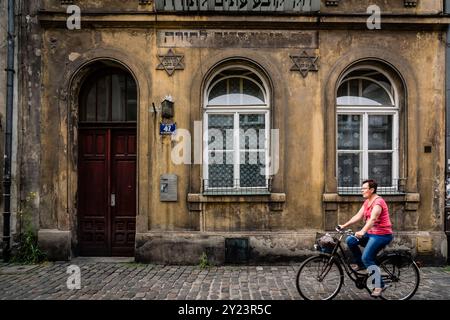 Kazimierz mittelalterliche Stadt, historisches Zentrum der Juden, Krakau, Polen, Osteuropa Stockfoto