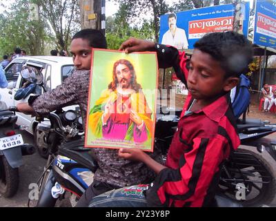 Thr Syro malabarische Kirche kerala indien Syro malabarische Kirche kerala indien Stockfoto