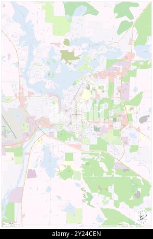 Rhinelander, Oneida County, USA, USA, Wisconsin, n 45 38' 11'', S 89 24' 43'', Karte, Cartascapes Map, veröffentlicht 2024. Erkunden Sie Cartascapes, eine Karte, die die vielfältigen Landschaften, Kulturen und Ökosysteme der Erde enthüllt. Reisen Sie durch Zeit und Raum und entdecken Sie die Verflechtungen der Vergangenheit, Gegenwart und Zukunft unseres Planeten. Stockfoto