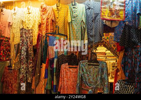 Kunsthandwerk zum Verkauf in Rajasthan Stockfoto