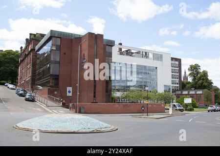 Die University of Glasgow in Glasgow West End, Schottland, Großbritannien Stockfoto