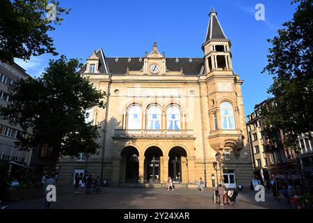 Luxemburg, Luxemburg - 29. August 2024: Der Cercle Municipal oder Cercle zitiert das Gebäude in der Stadt Luxemburg. Stockfoto