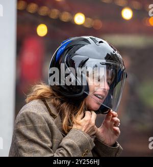 London, England, Großbritannien. September 2024. Kate Garraway kommt bei den Global Radio Studios Credit: Richard Lincoln/Alamy Live News Stockfoto