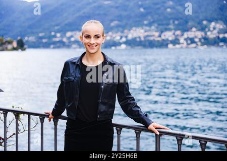 Cernobbio, die 50. Ausgabe des Europäischen Hauses Ambrosetti Forum. Auf dem Foto: Alice D'Amato Stockfoto