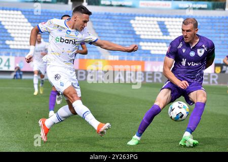 Kiew, Ukraine. September 2024. Kiew, Ukraine 01. September 2024 Oleksandr Tymchyk (Dynamo) in der fünften Runde des Spiels der ukrainischen Premier League VBET zwischen Dynamo Kiew und LNZ Cherkasy (KUBANOV PAVLO UKR/SPP) Credit: SPP Sport Press Photo. /Alamy Live News Stockfoto