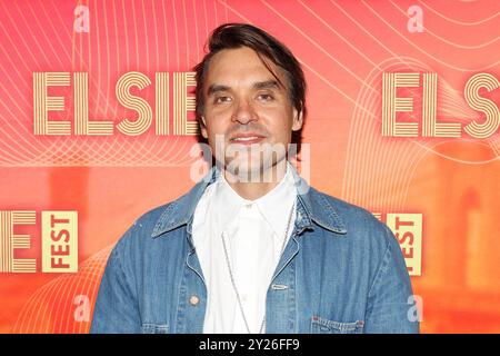 New York, USA. Ny. September 2024. Will Butler am 7. Jährlichen Elsie fest, dem Dach am Pier 17, New York, NY, 08. September 2024. Quelle: Manoli Figetakis/Everett Collection/Alamy Live News Stockfoto