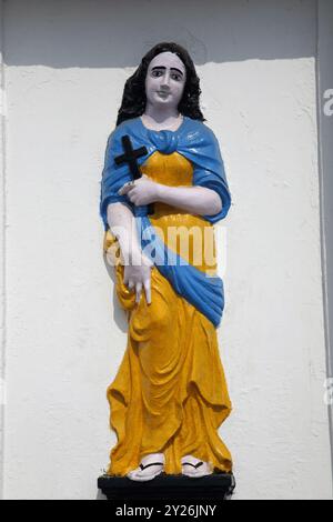 Die älteste Kirche in Goa, unsere Lieben Frau von der Unbefleckten Empfängnis in Panaji, Goa, Indien. Stockfoto