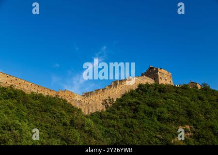 Chengde, China. September 2024. Blick auf die Chinesische Mauer von Jinshanling in Chengde, China, am 4. August 2015. (Foto: Costfoto/NurPhoto) Credit: NurPhoto SRL/Alamy Live News Stockfoto