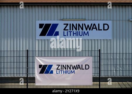 Zinnwald Lithium Mining Company Brand Altenberg Deutschland Europa Deutsches Erzgebirge Stockfoto